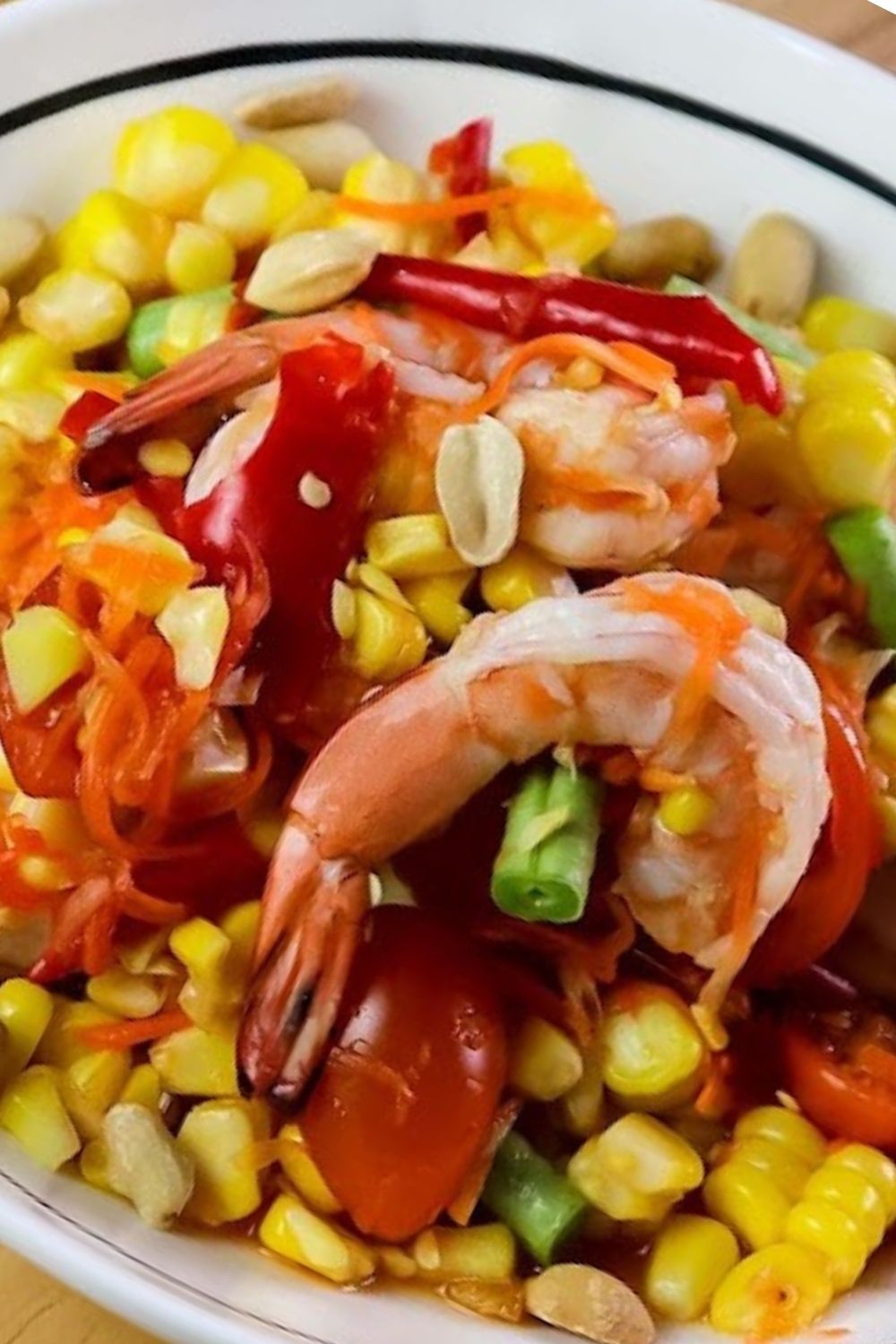 Shrimp and corn salad