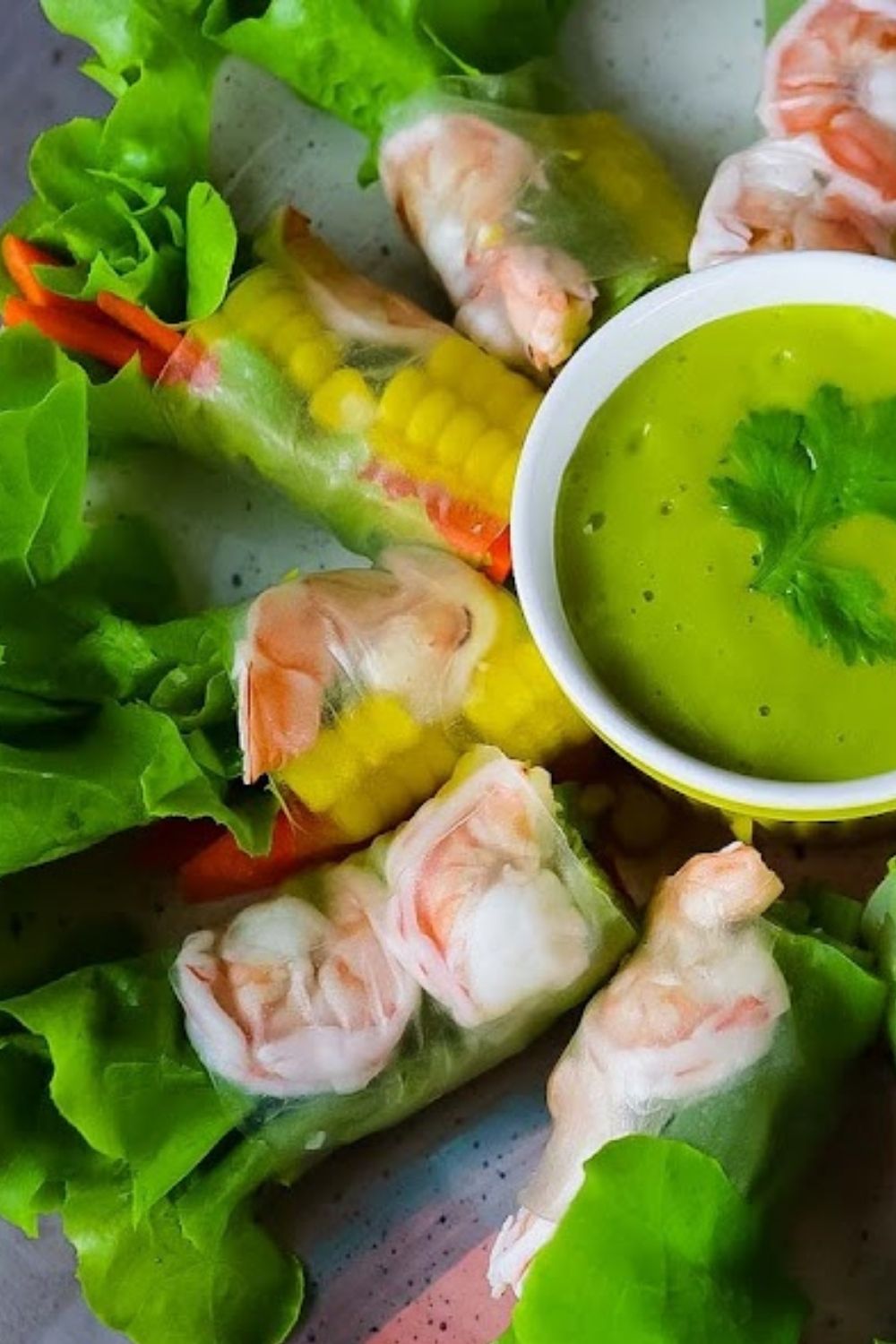 Thai salad rolls