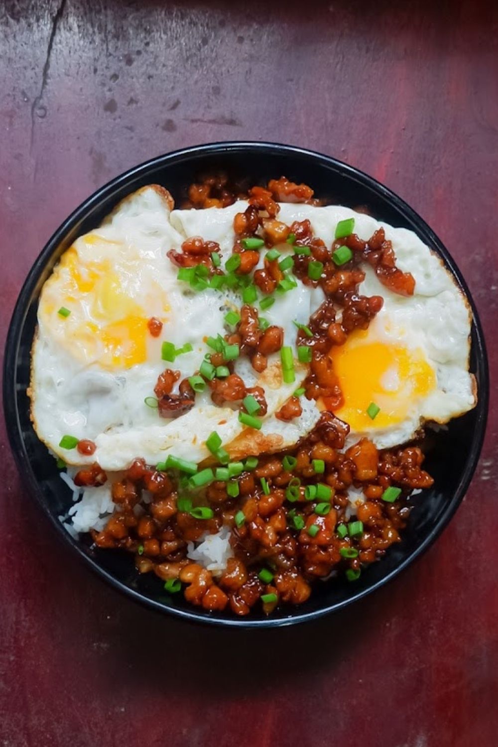 Stir fried minced pork with soy sauce