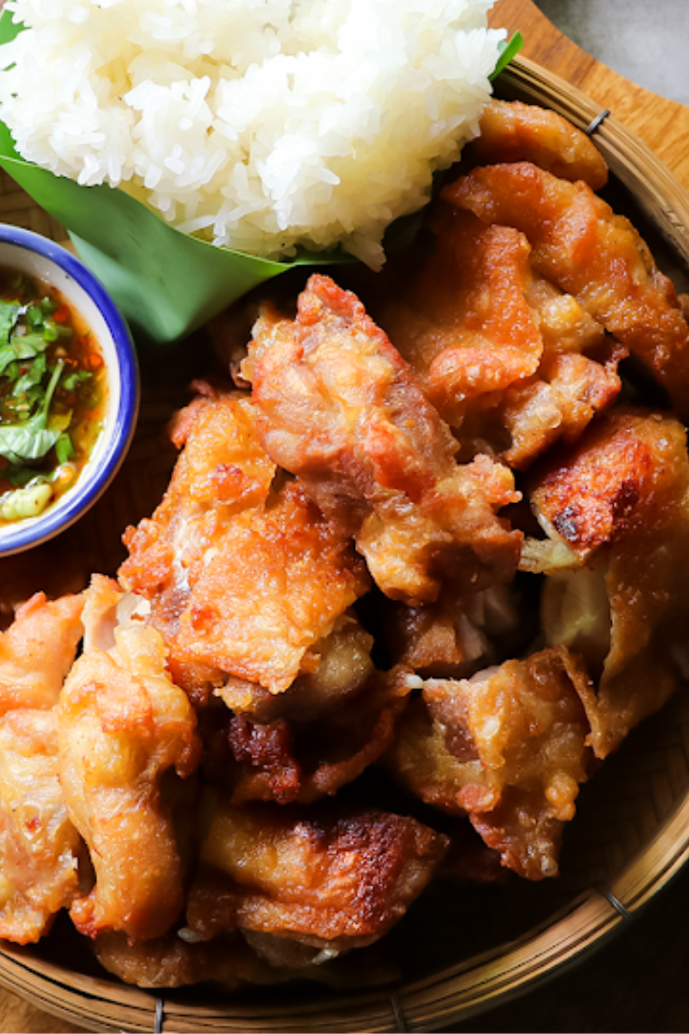 Fried chicken with fish sauce